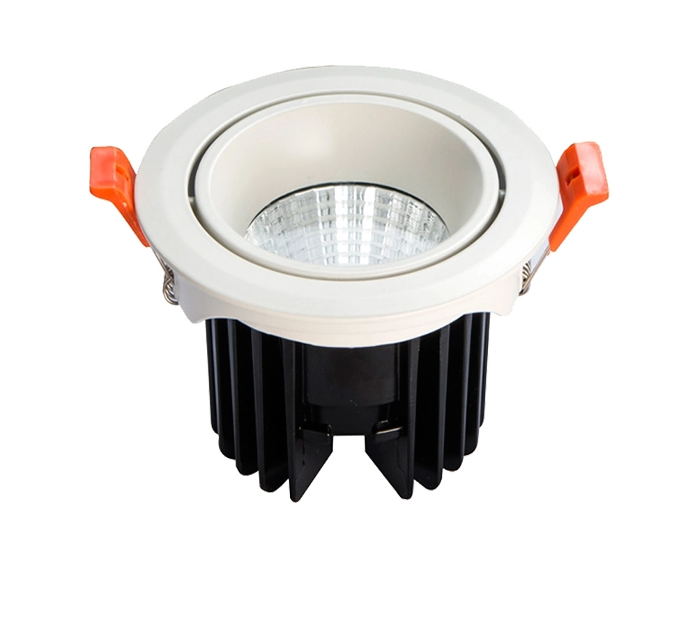 Lámpara COB empotrada regulable Mini LED de alta calidad para interiores atenuables Luz