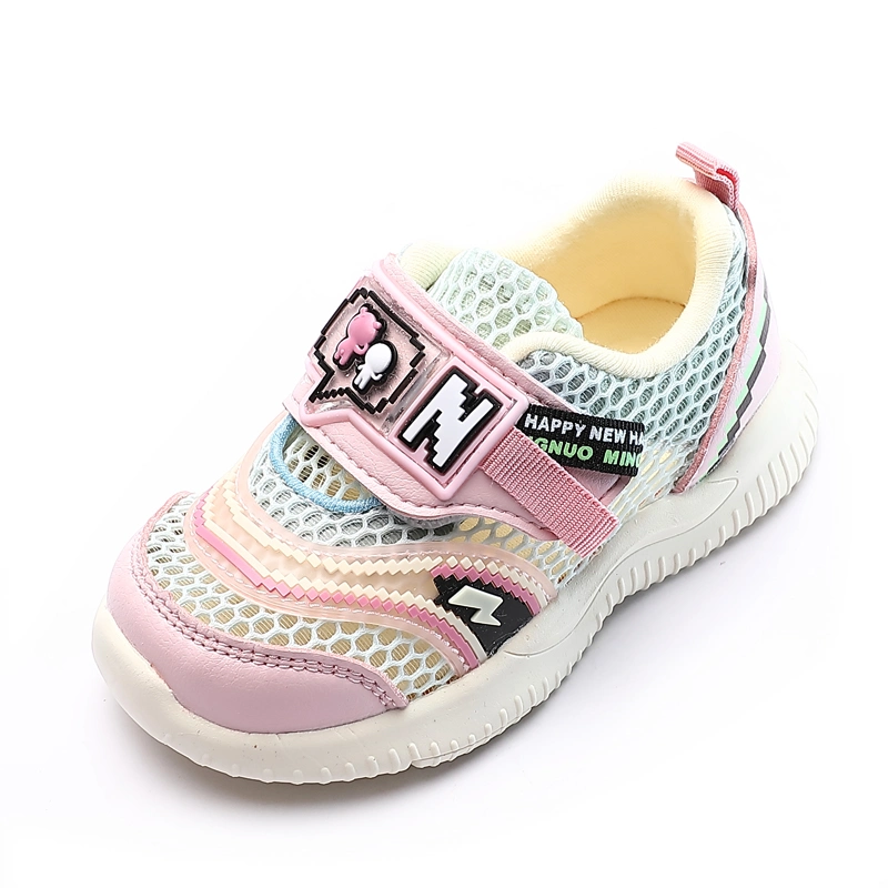 Breathable Mesh Baby Shoes 2021 New Spring/Summer Girls&prime; Shoes and Boys&prime; Soft-Soled Toddler Shoes