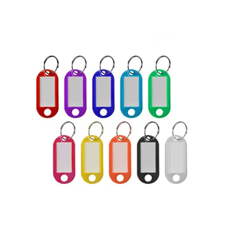 Пластиковый Tag цепочки ключей мультфильм Keychains пластиковые метки багажного отделения