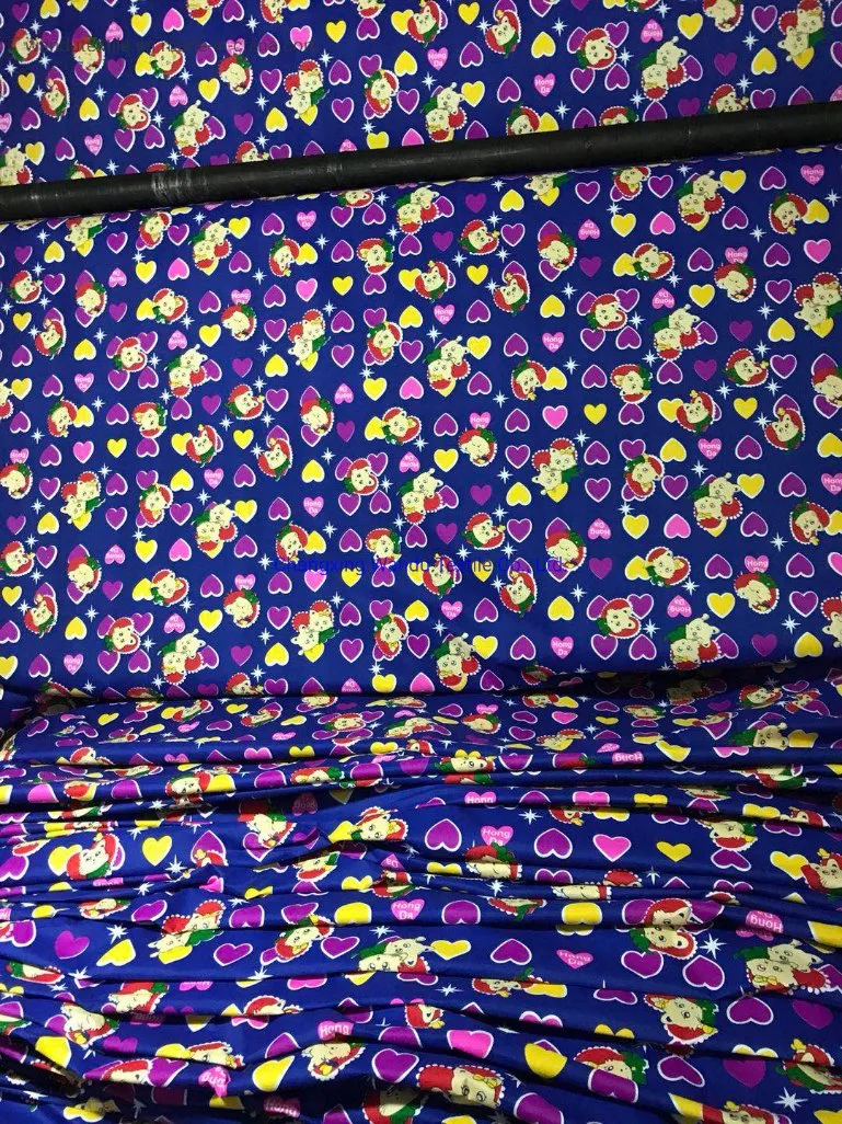 Cheap 100% Polyester Microfiber Flower Design Printed Quilt Fabric to Thailand