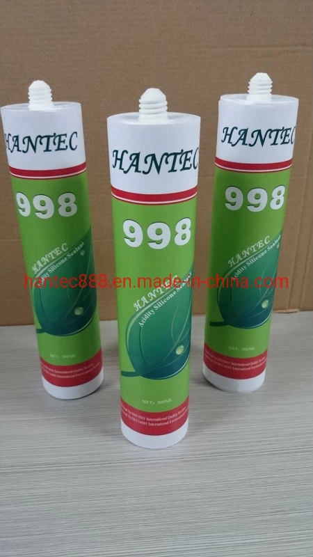 Acetic Silicone Sealant/Silicone Rubber/Glass Process/Kitchen and Bath