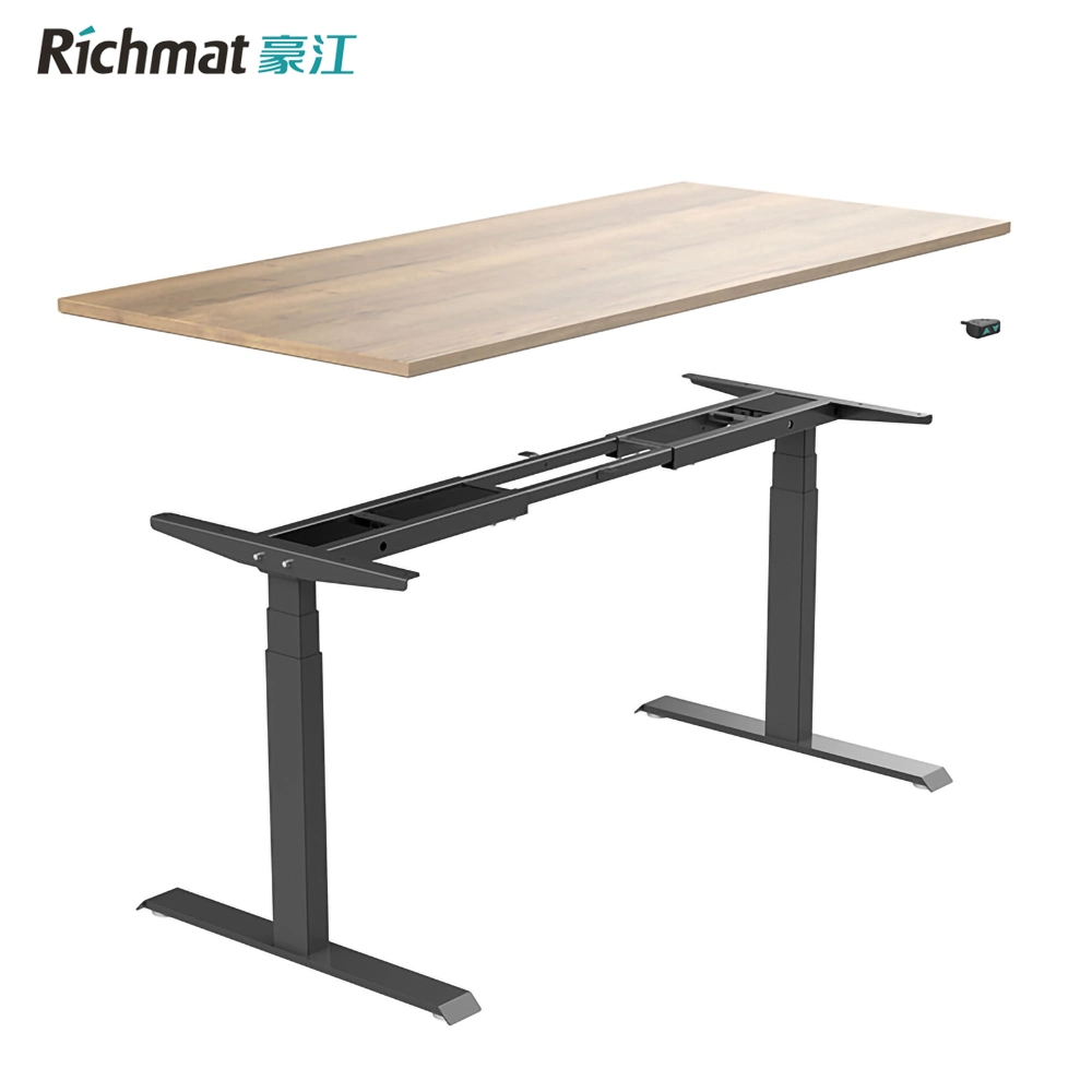 Richmat Sit Stand Desk Hand Crank Height Adjustable Desk Frame