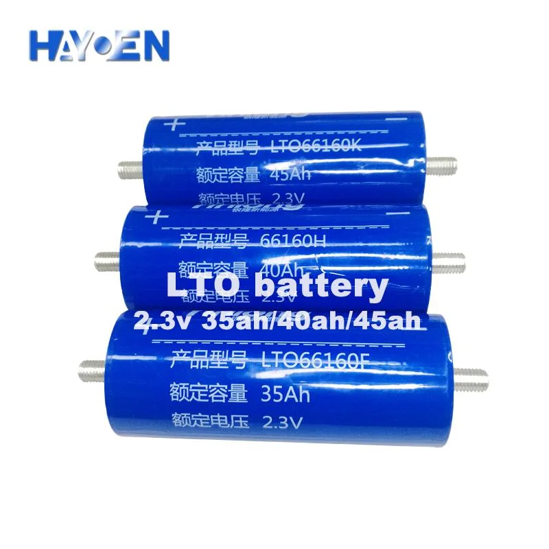 Nouvelle batterie au lithium Lto 66160 30ah 35ah 40ah 45ah 50ah 2.3V pour l'audio de voiture.