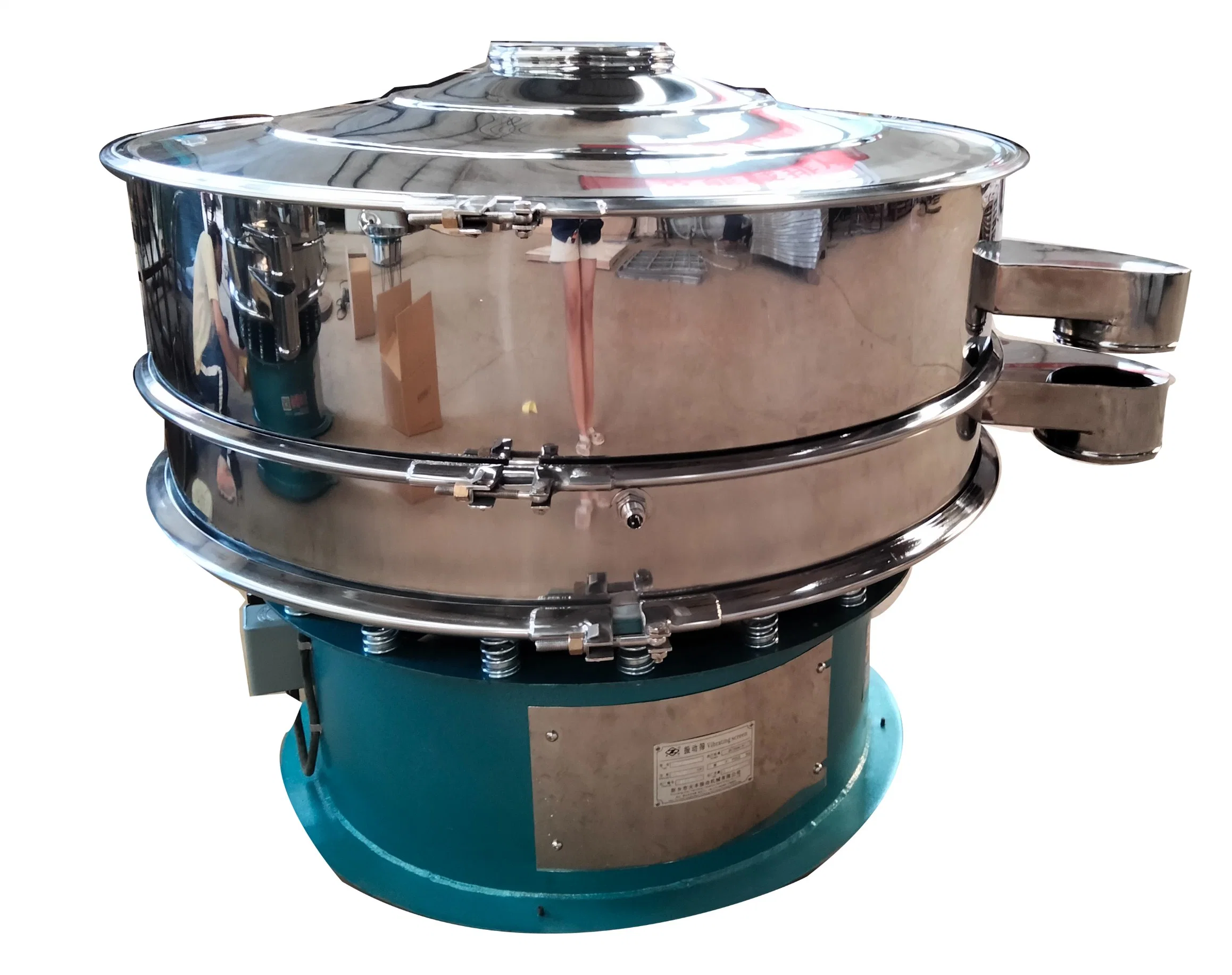 Round Vibration Screening Machine Rice Flour Food Grade Three-Dimensional Stainless Steel Rotary Vibrating Screen