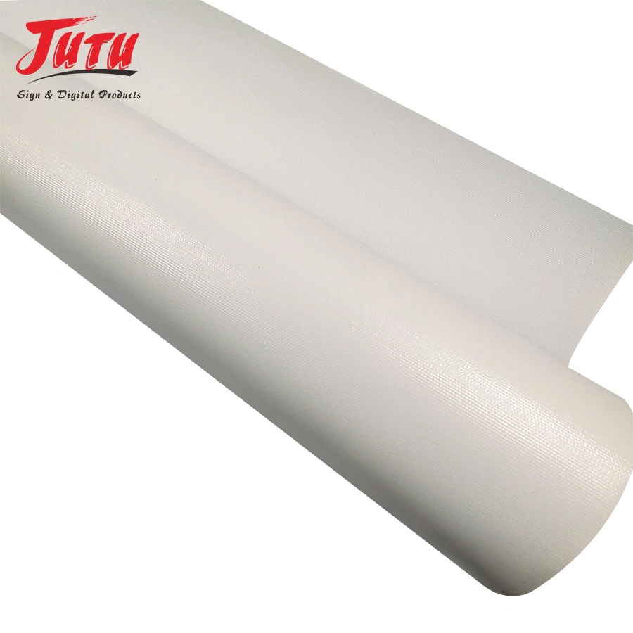 Jutu Accurate Color Performance Digital White Substrate for Solvent Printing Waterproof Polyester Canvas