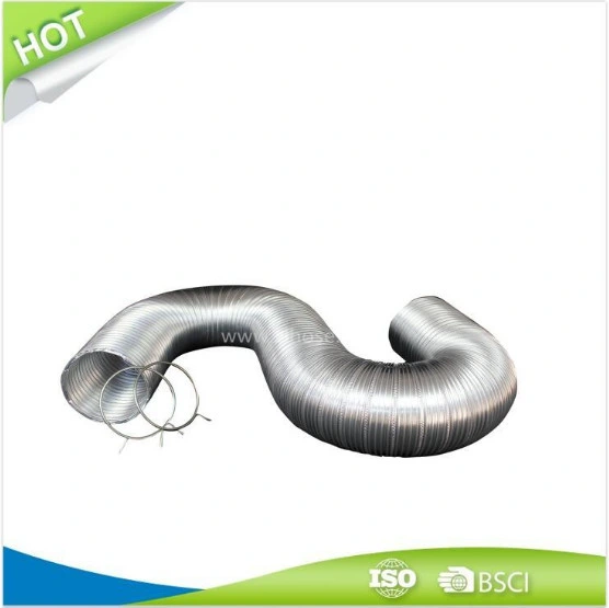 Aluminio semi rígido de conductos flexibles con abrazaderas de tornillo 001