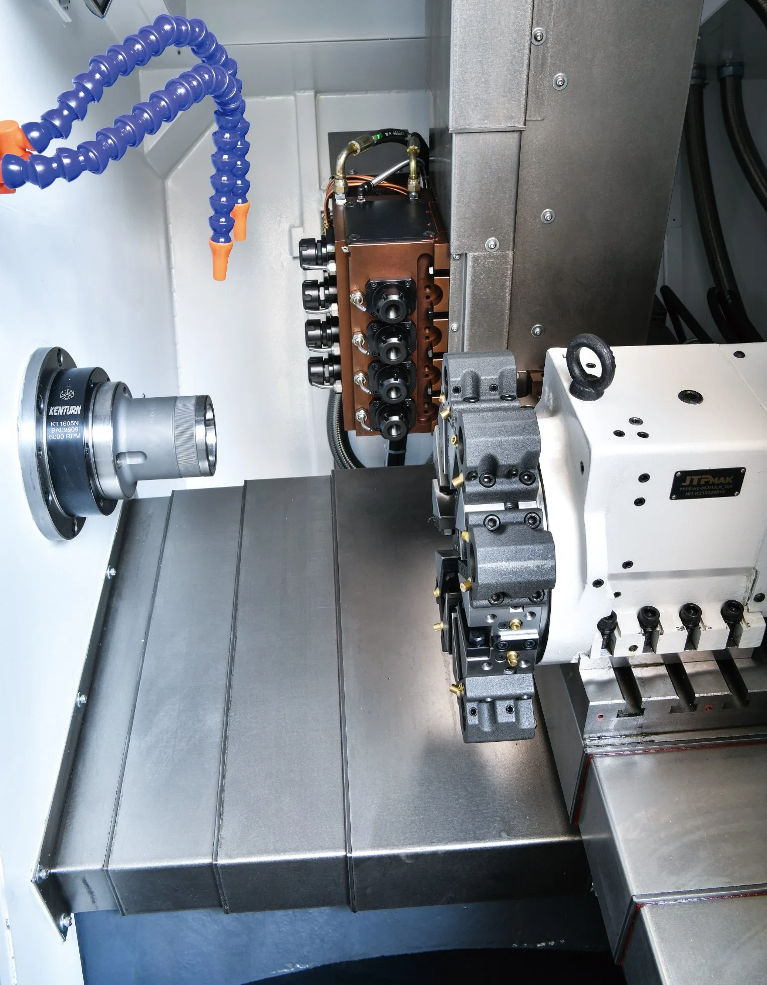 Machine de tour CNC à haute précision et haute rigidité, comprenant une machine composite de tournage et de fraisage CNC avec axe Y pour le marché haut de gamme.