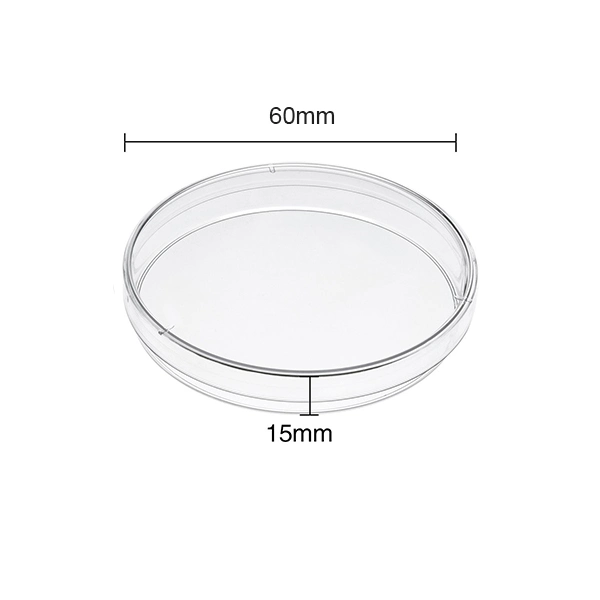Plastic 90*15mm Culture Plate Petri Dish Cell Culture Dish