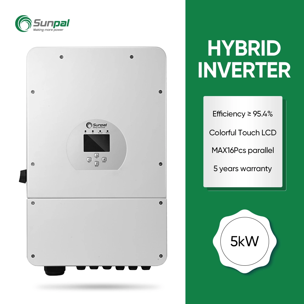 Hybrid 3KW 4 kw 5 kw 10kw 15kw 20kw 30kw Sunapl Completar sistema de energia solar para o aparelho doméstico de energia