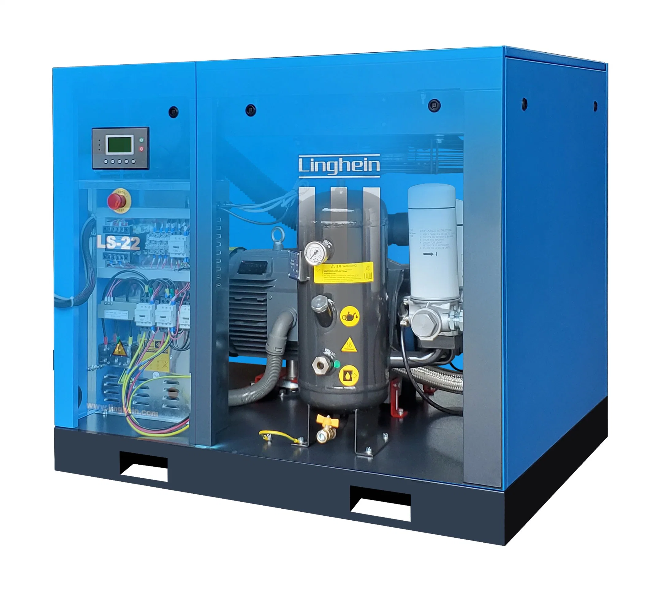 Linghein Ls18.5-7 CE ISO Tuvcg Bubble Film Package or Plywood Case Package Screw Air Compressor