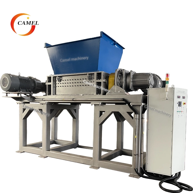 Automatic Tire Shredder Recycling Machine for Plastic Rubber