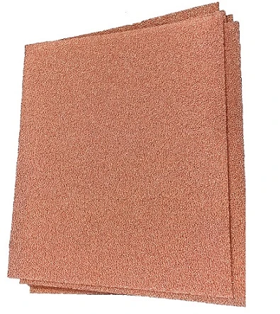 Porous Metal Foam Copper, L460mm*W380mm*T6.0mm