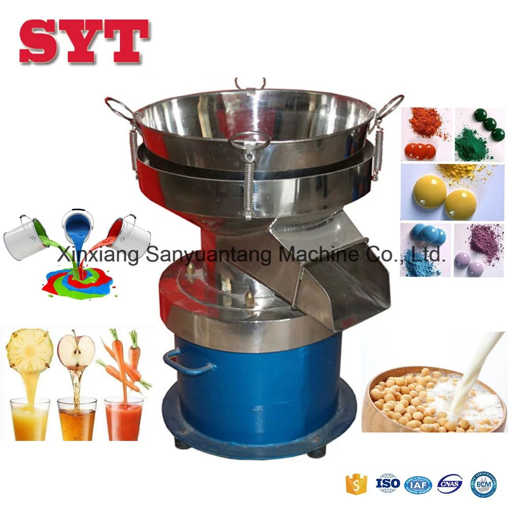 Separator Filter Milk Vibrating Screen Drinking Sieving Machine