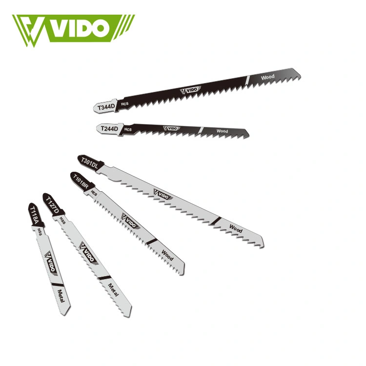 Vido T344D HSS Hcs alto padrão de lâminas de serra tico-tico acessíveis para limpeza