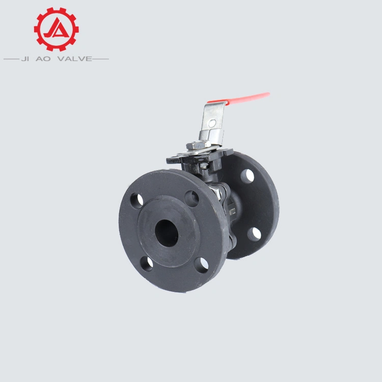 Stainless Steel DIN3202-F4 Ball Valve with Mounting Pad and Handle