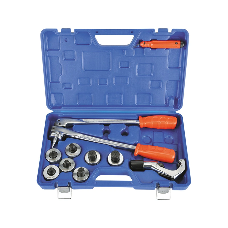 7 Level 3/8 to 1-1/8 Inches Professional Aluminum Copper Tube Expander Tool Full Set