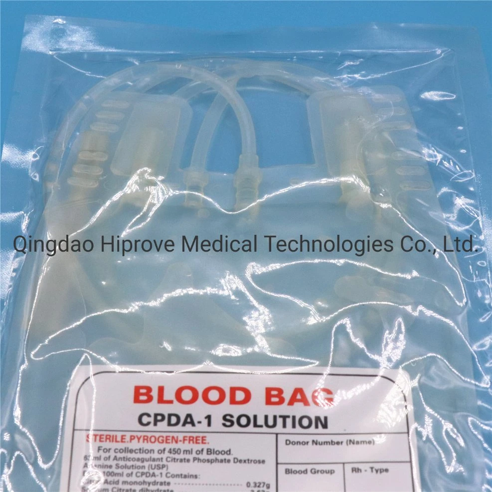 Disposible Sterile Medical PVC Blood Collection Bag