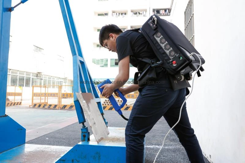 Mochila de 70W de piedra de mármol de Reliquias Culturales láser Láser de limpieza Limpieza de la máquina