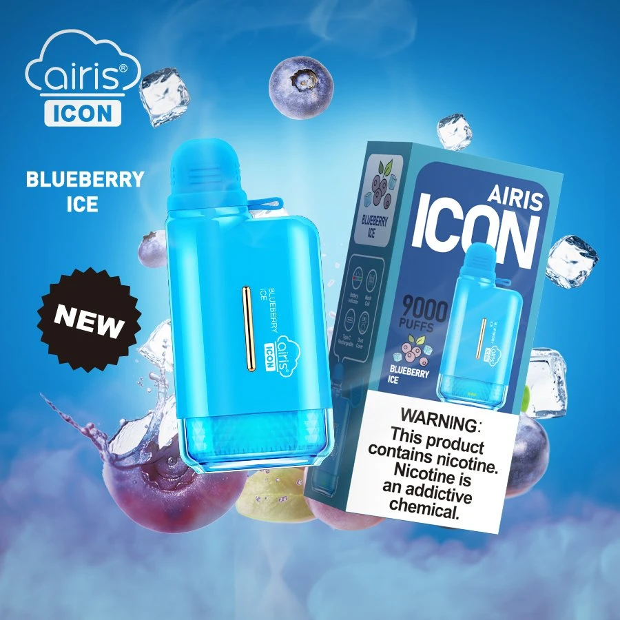 Airis Icon 9000 Puffs Pod de cassette jetable 20 ml rechargeable jetable Dispositif VAPE