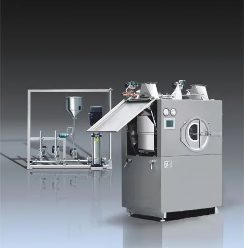 Automatic Pharmaceutical Powder Coating Equipment Pill Film Coating Film Coater Machine