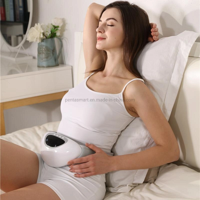 Best for Women Period Cramp Massager with Pian Relif Air Pressure Kneading Mini Waist Massage Belt