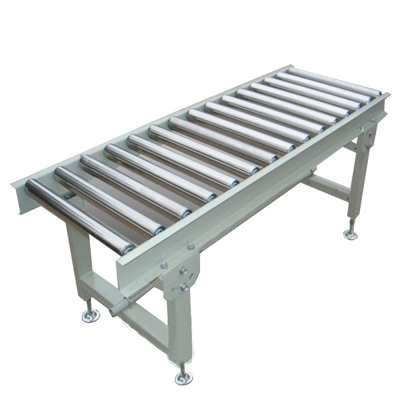 Roller Conveyor Assembly Line Stainless Steel Turning Roller Climbing Conveyor Belt