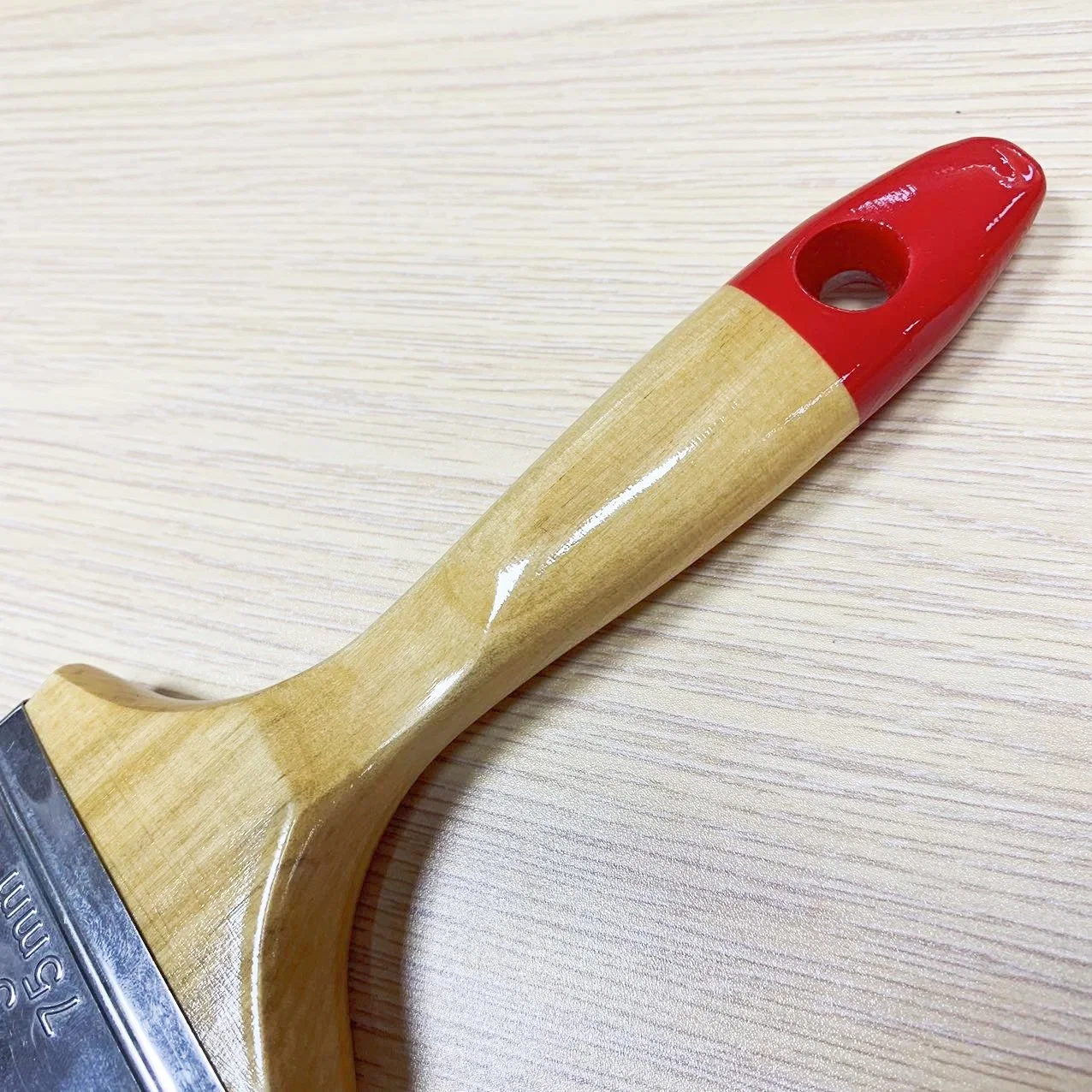 High quality/High cost performance 1" to 4" Varnished Red-Top Wooden Handle Paint Brush