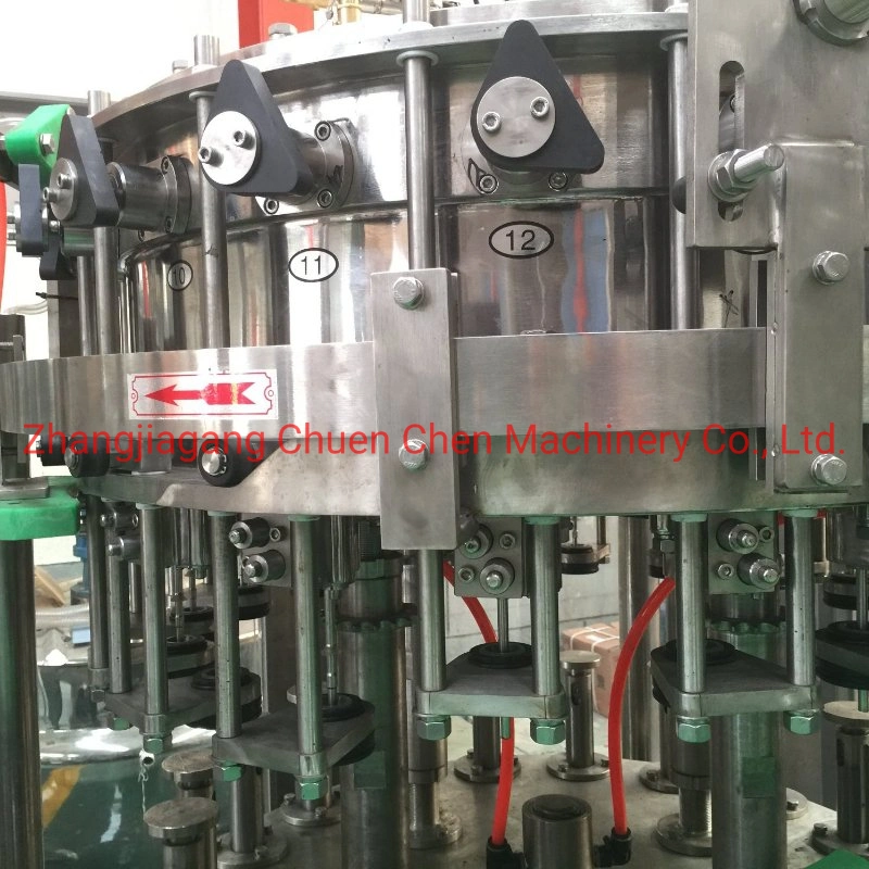 Coca Cola Perrier Gas Drink Glass Bottle Filling and Capping Machine