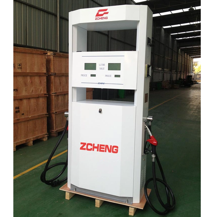 Zcheng Pompe Distributrice Gilbarco Prix Pompe de Station-service Machine de Distribution de Carburant pour l'Essence