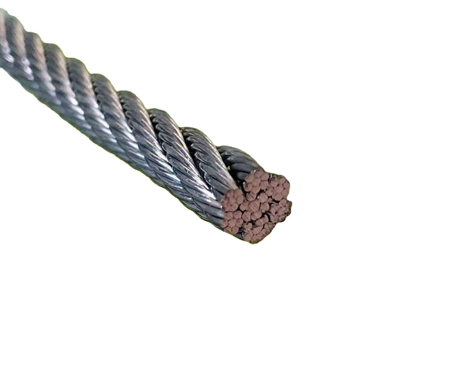 1/4" 5/16" 3/8" 7X7 Galv/Ungalv Steel Wire Rope