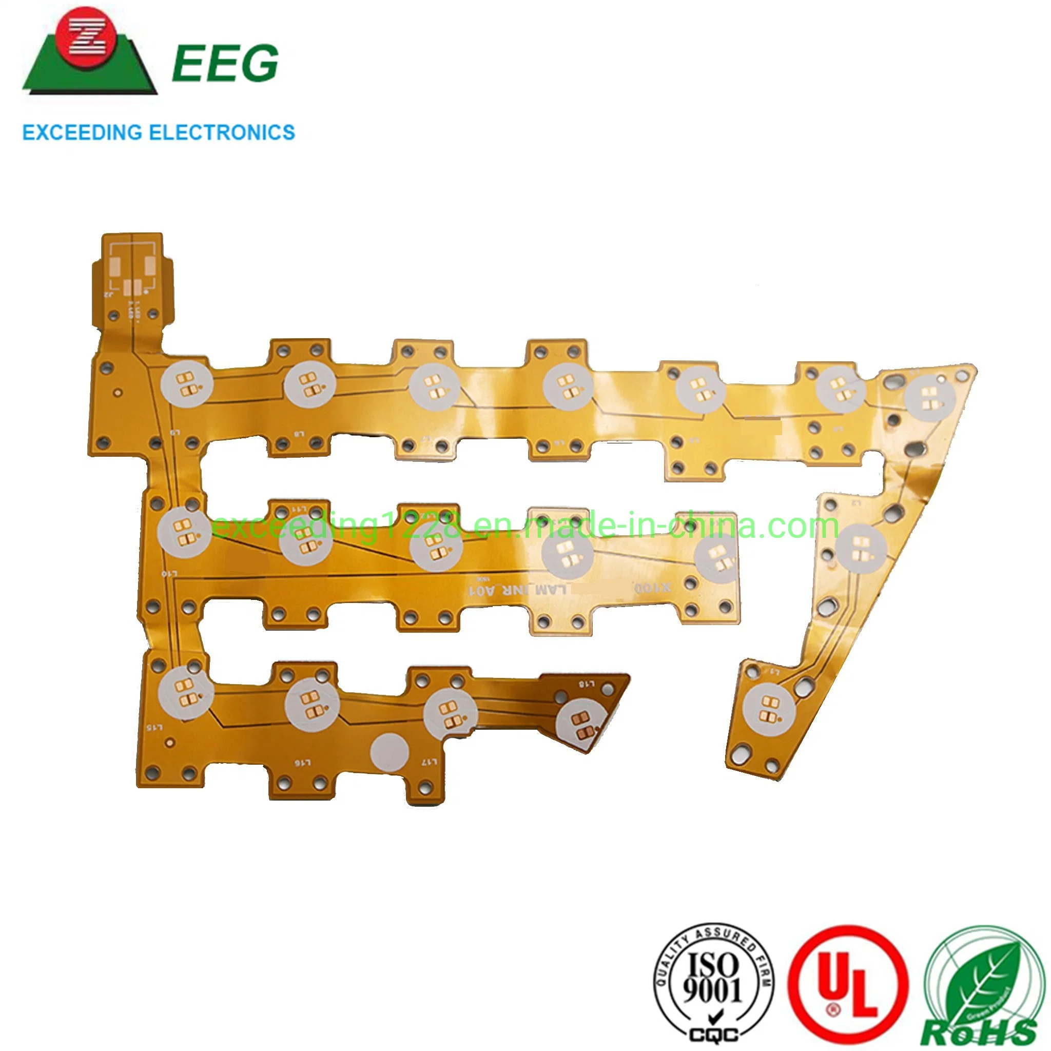 Qualidade elevada 0,12mm de espessura Flex PCB usados FPC para fabricante FPC Eletrônica de Potência