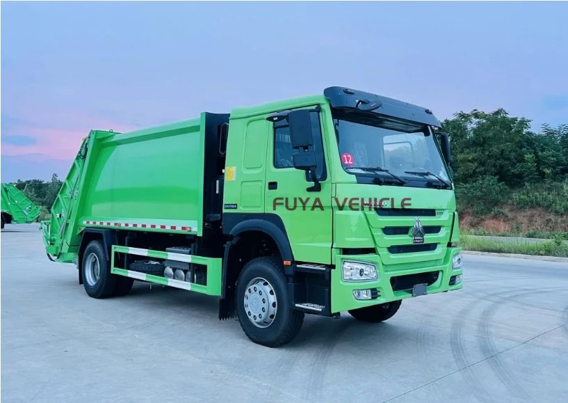 Medium Sinotruk HOWO 4X2 14000liters 14cbm 14m3 Compactor Garbage Truck/Compression Garbage Truck