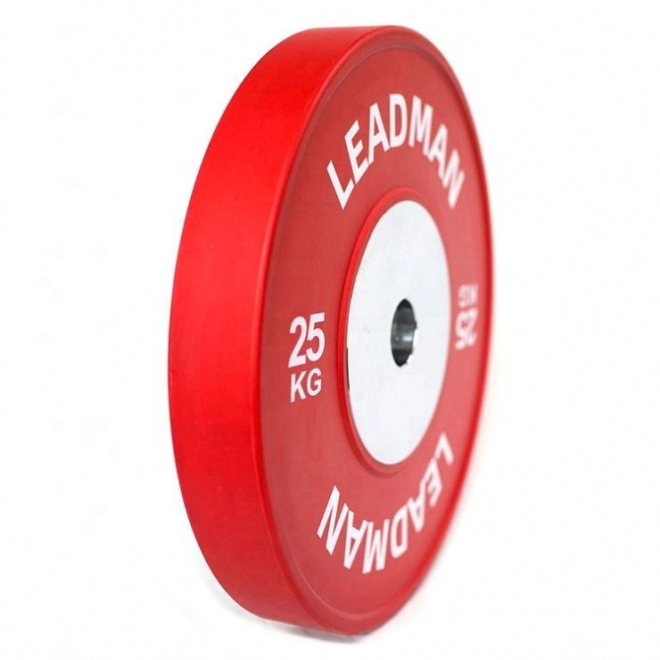 Gym Equipments Professional Iwf Competition Bumper Plates for Commercial Use Weightlifting Powerlifting