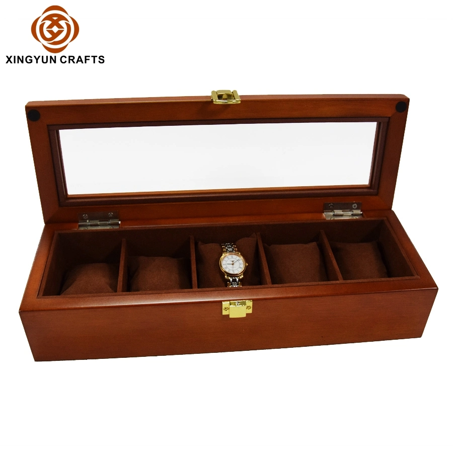 Wooden Watch Packing Box Wood Bangle Gift Package Box Manufacturer Brown Wood Item