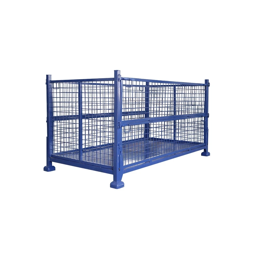 Customized Heavy Duty Products Stackable Rigid Cage Metal Stackable Pallet