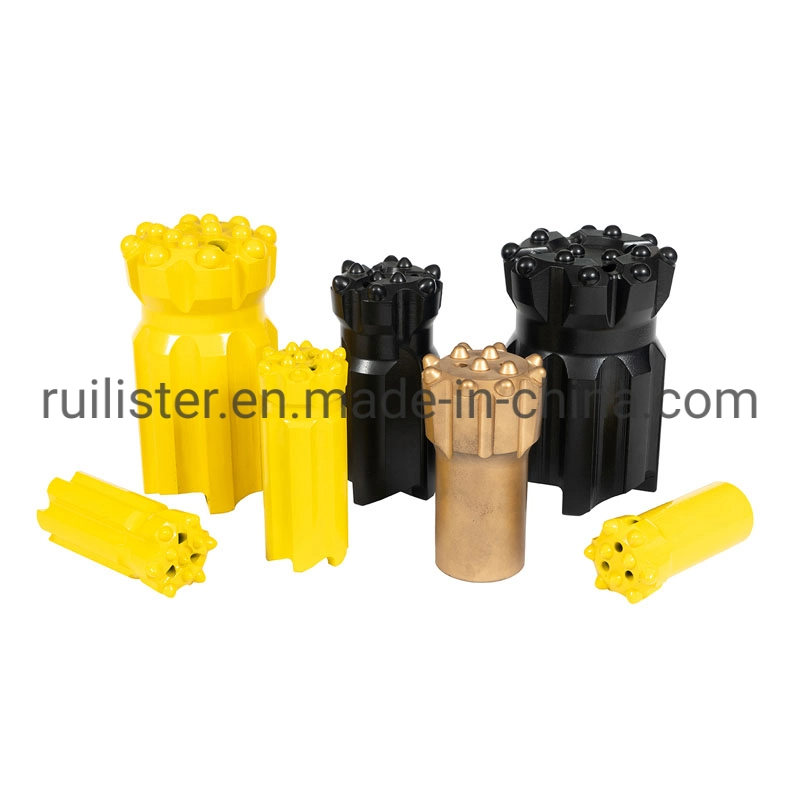 Button Bits, Drill Rod and Adapter Shank for Rock Drilling