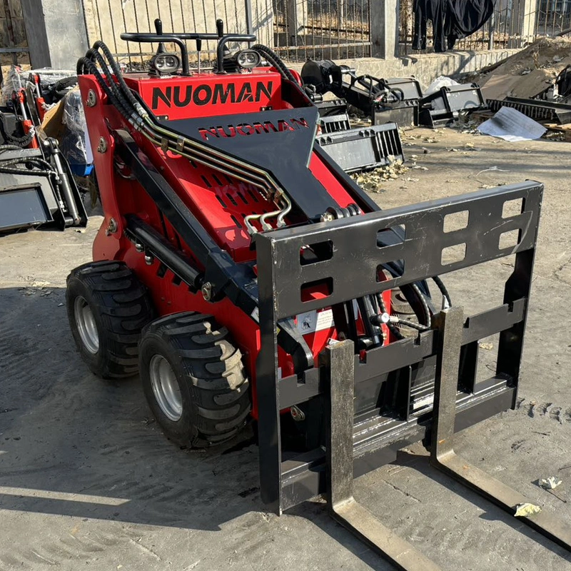 EPA Euro 5 CE China Fabricante Mini Skid Steer Cargador Pequeña pala de ruedas de 500 Kg 1 toneladas y 2 toneladas A la venta Palas de patín