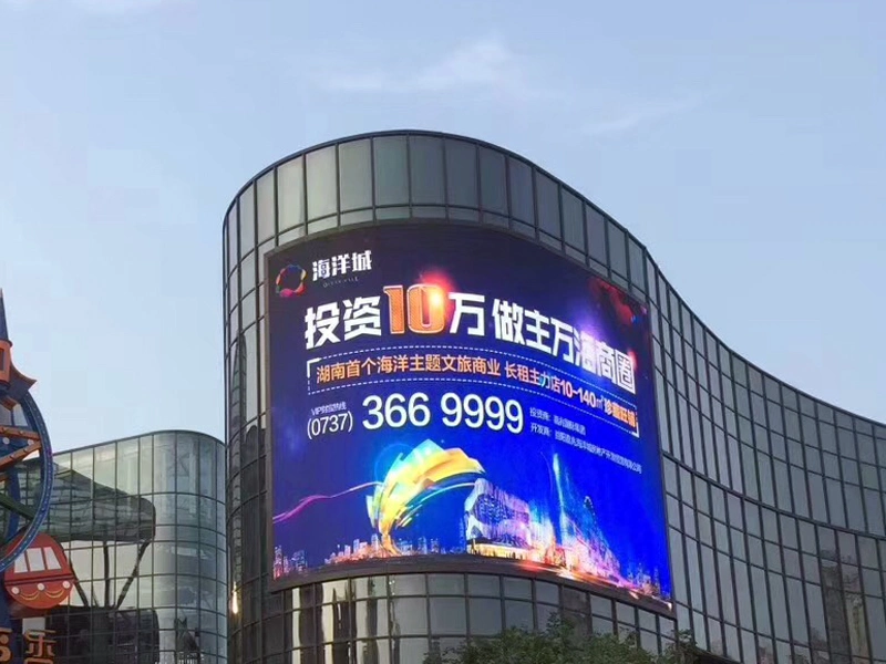 UL Approved Text Fws Freight Cabinet Case 500mm * 1000mm Rental LED Display