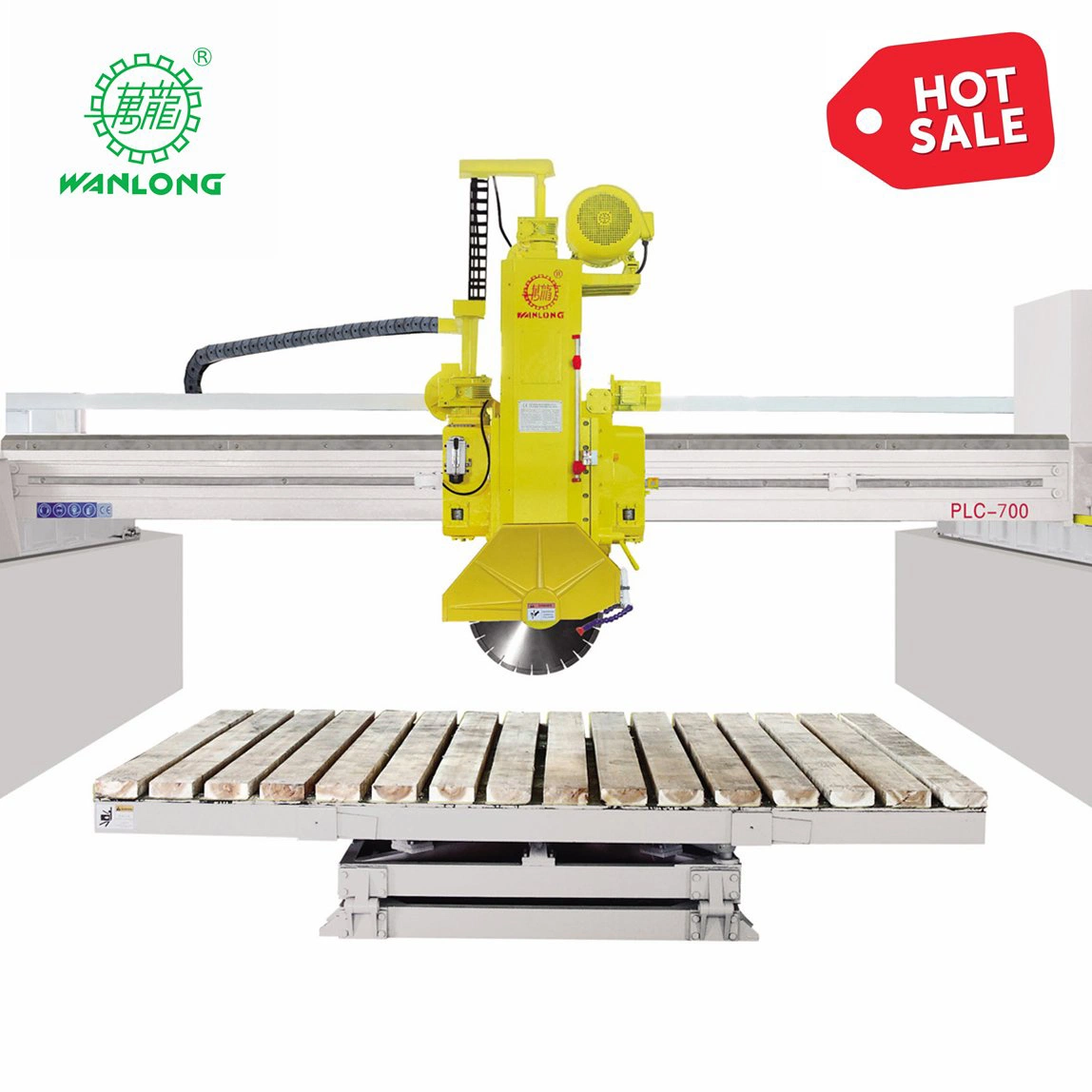 Infrared CNC Bridge Saw Granite Marble Cutting Machine