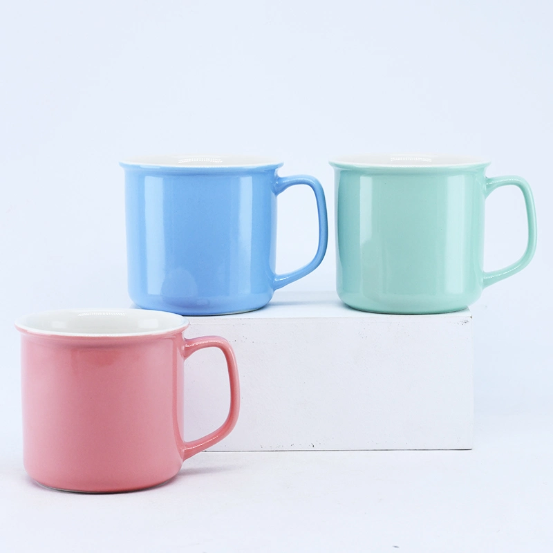 12/14/16 Oz Multicolor Glaze/diferentes formas/caneca em relevo/Cachcafé/caneca cerâmica para oferta ou promoção e vendas diretas na fábrica e aceitar sob encomenda, logótipo de impressão