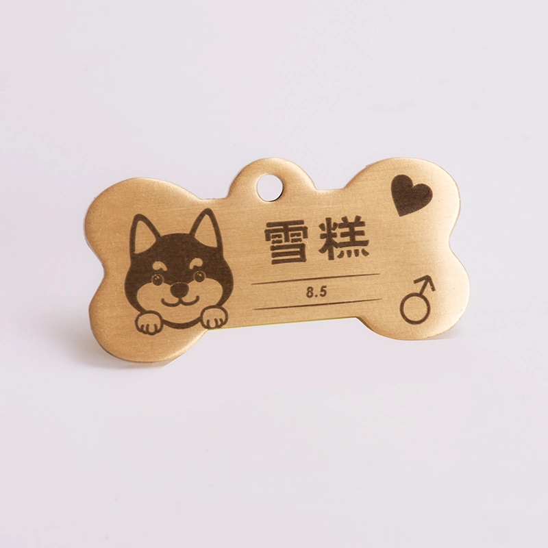 Silencio de la etiqueta de la Mascota de silicona de metal, Personalizada Etiquetas de perro y gato Tags