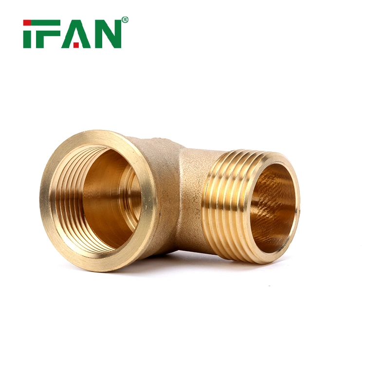 Ifan Brass Plumbing Fittings 58-3 Brass 20-32mm Female Male Thread Elbow Brass Pipe Fittings