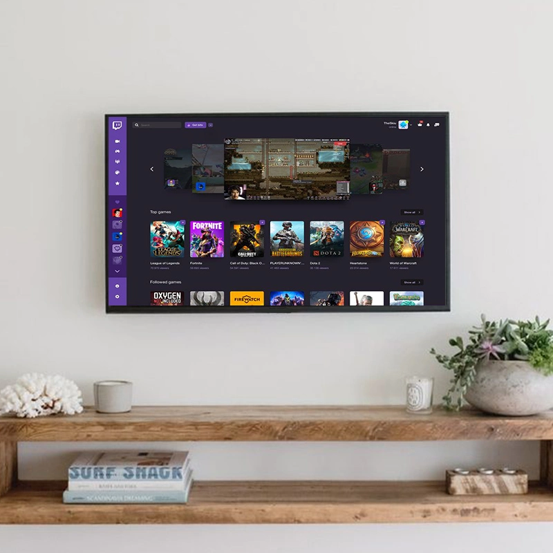 OEM-TV-Hersteller Smart TV 60 Zoll 4K Home used Fernseher LED Android Flachbildfernseher