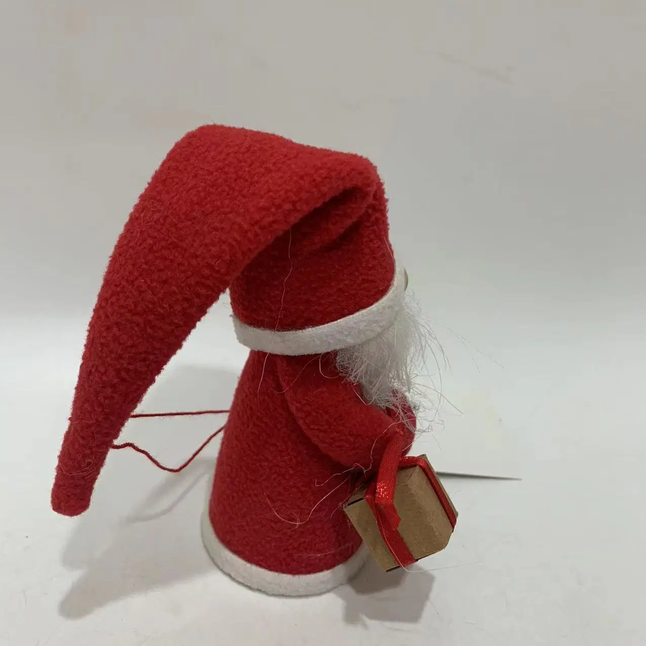 Small Size Wooden Toy Old Man W/ Beard & a Gift Best Choice for X&prime; Mas, Decoration & Promotion Gifts