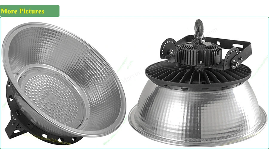 Warehouse Industrial Light Dimmable LED High Bay Lights 200LMW Emergency Function UFO Highbay Light