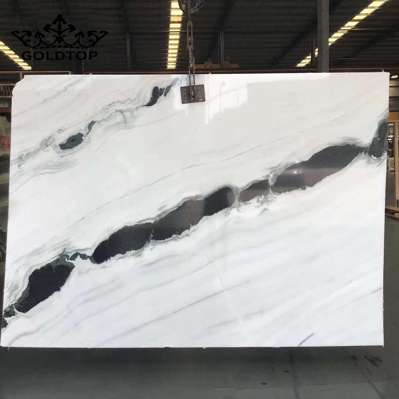 Buidling Material Stone Natural White/Black/Beige/Brown/Grey/Gold Polished/Honed Panda Marble Dining Table for Floor/Wall /Slabs/Mosaic/Vanity Top