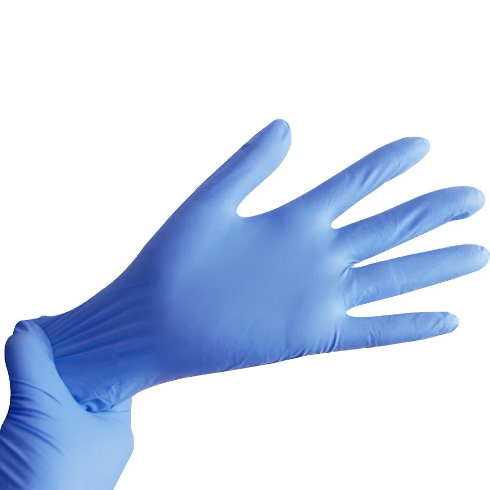 Disposable Powder Free Examination Nitrile Glove High quality/High cost performance  Blue Hand Protection