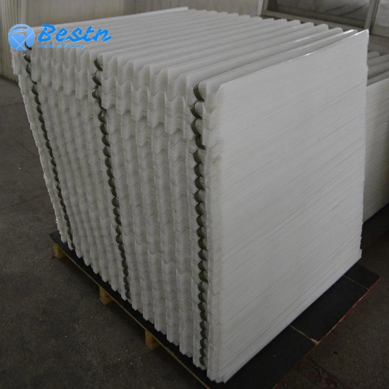 1000X1000mm PP Plastic Lamella Sheets Angel 50mm 80mm PVC Tube Settler for Wastewater Treatment