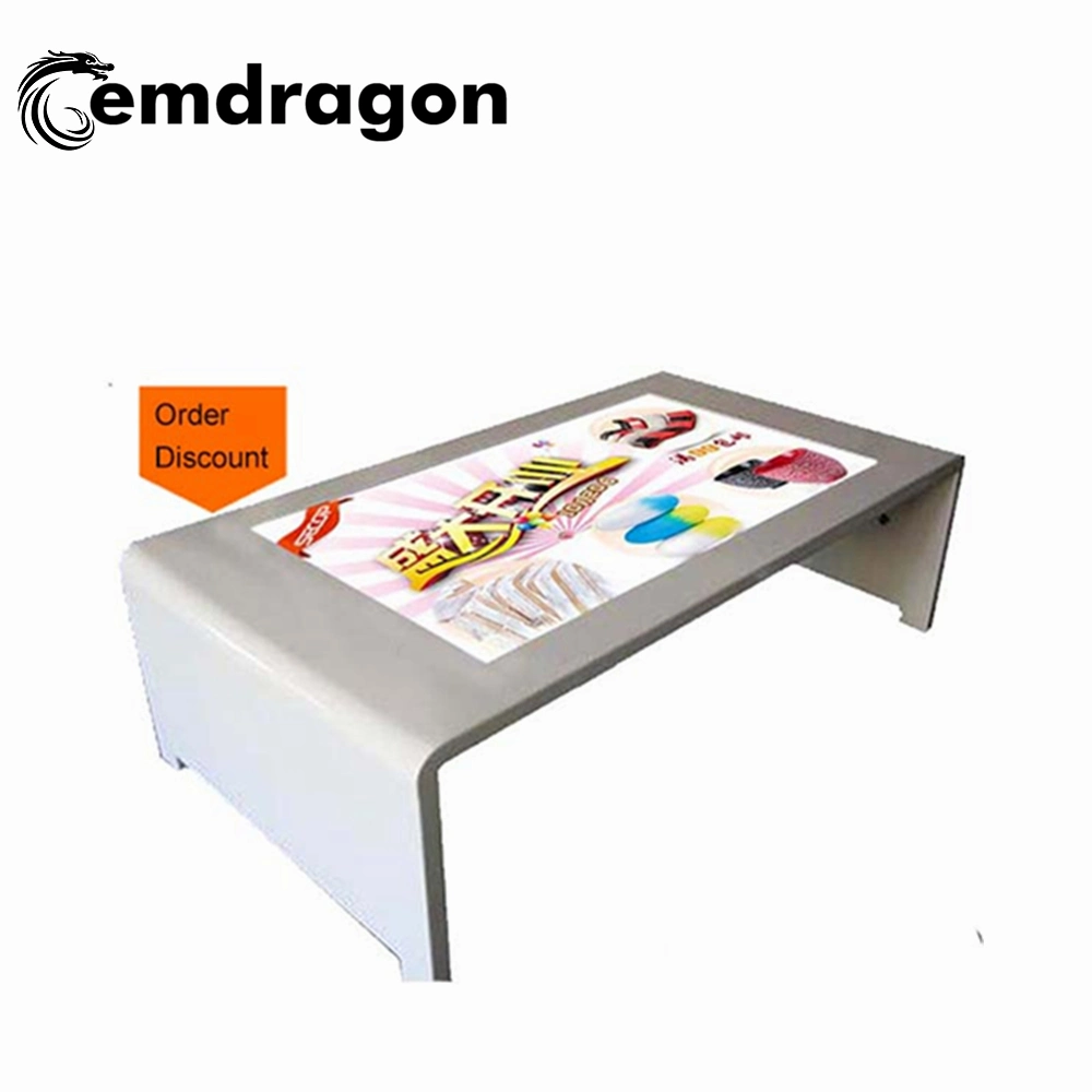 Android LCD Advertising Screen 43 Inch Multi Points Touch Table 4G WiFi Hotspot Modem Advertising Display Player Digital Signage