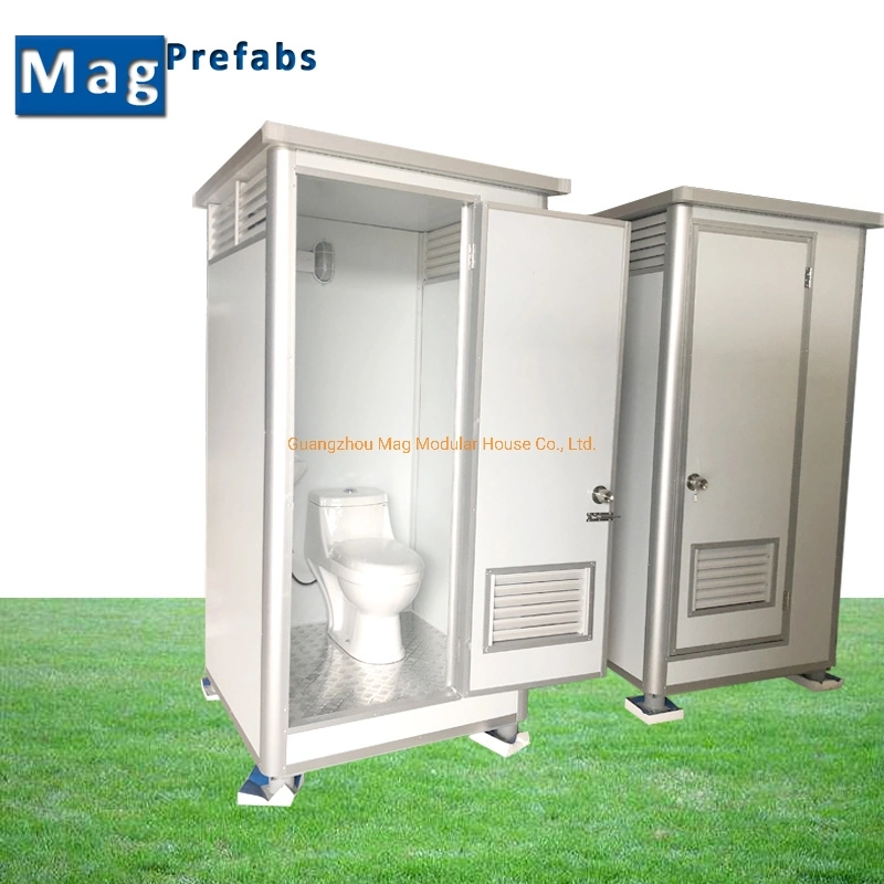 Single Ready Made Site Temporary Resued Public Mobile Bathroom Sanitary Portable Toilet